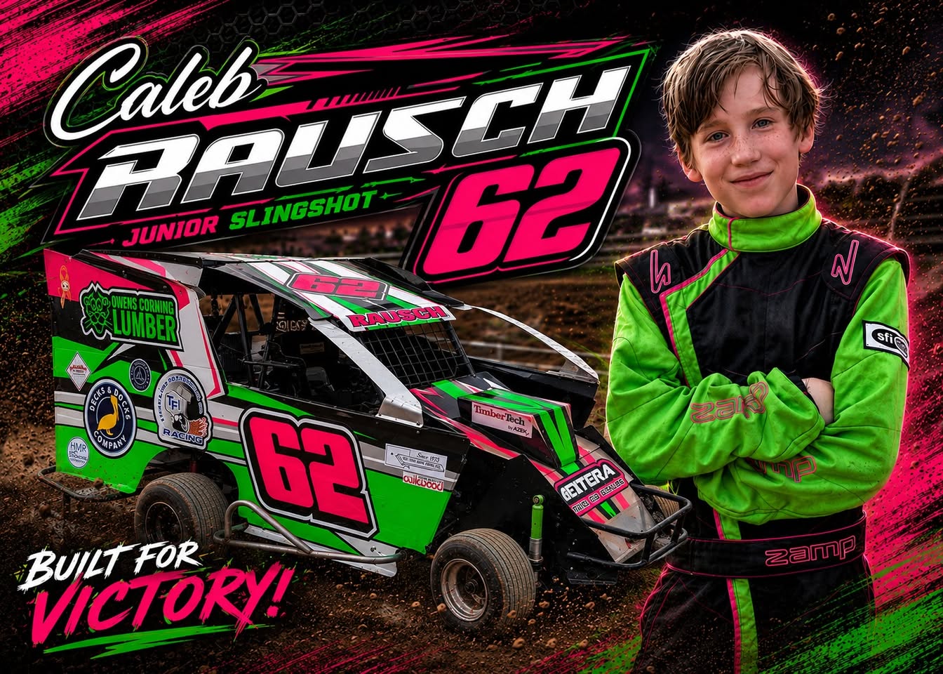 Caleb Rausch #62 Junior Slingshot